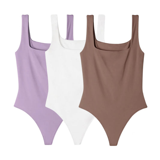 3PACK BODY AFRODITA (LILA, BLANCO, CHOCOLATE)