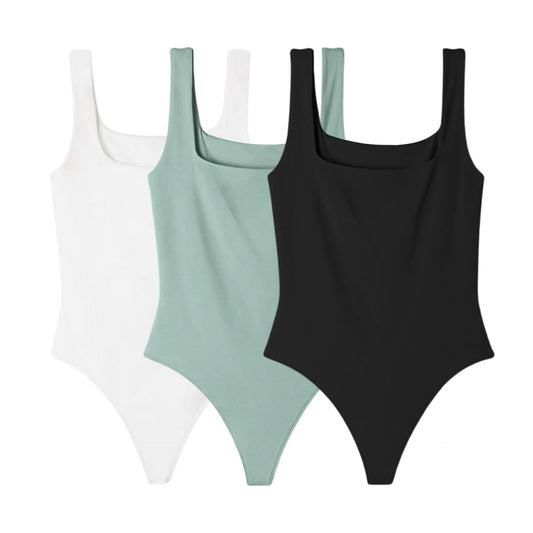 3PACK BODY AFRODITA (NEGRO, BLANCO, OLIVA)