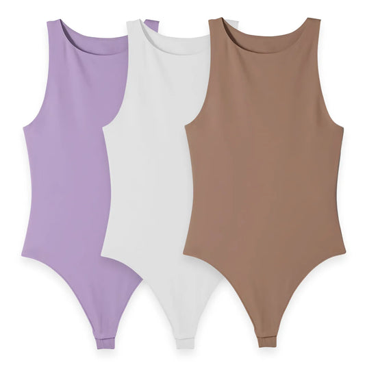 3PACK BODY ANASTASIA (LILA, BLANCO, CHOCOLATE)