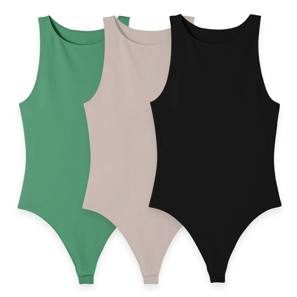 3PACK BODY ANASTASIA (VERDE ANTIOQUIA, CAMEL, NEGRO)