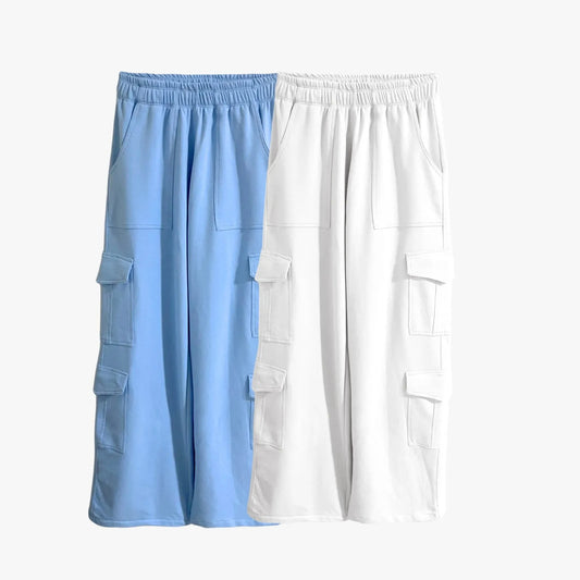 2PACK CARGO BURDA PREMIUM (AZUL CIELO + BLANCO)