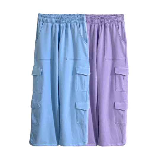 2PACK CARGO BURDA PREMIUM (AZUL CIELO + LILA)