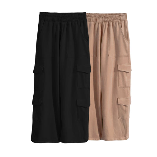 2PACK CARGO BURDA PREMIUM (NEGRO, COCOA)