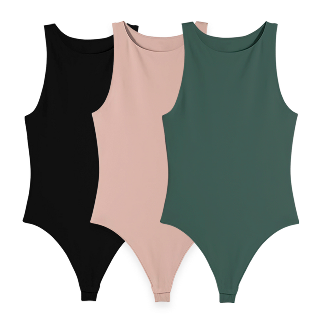 3PACK BODY ANASTASIA (NEGRO, CAMEL, VERDE MILITAR)