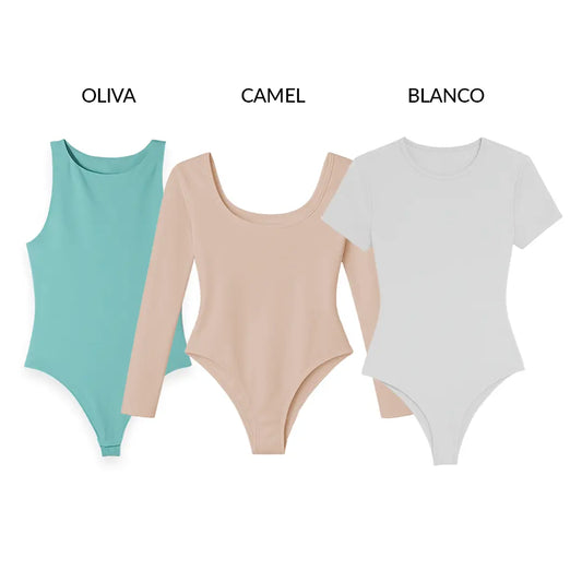 PACK 3 BODYS PERFECT - ANASTASIA OLIVA – VALENTINA CAMEL – ANDREA BLANCO
