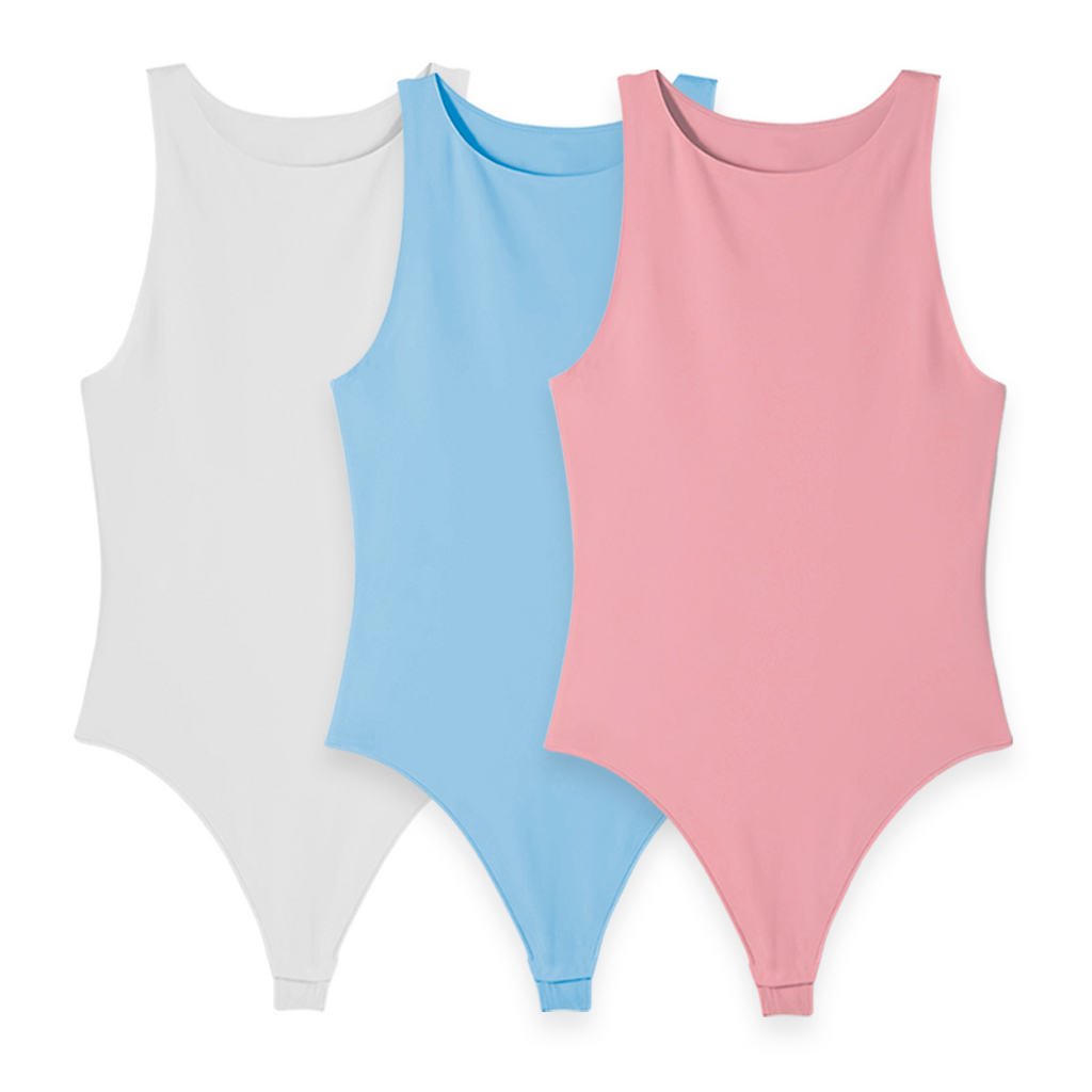 3PACK BODY ANASTASIA (BLANCO, AZUL, ROSADO)
