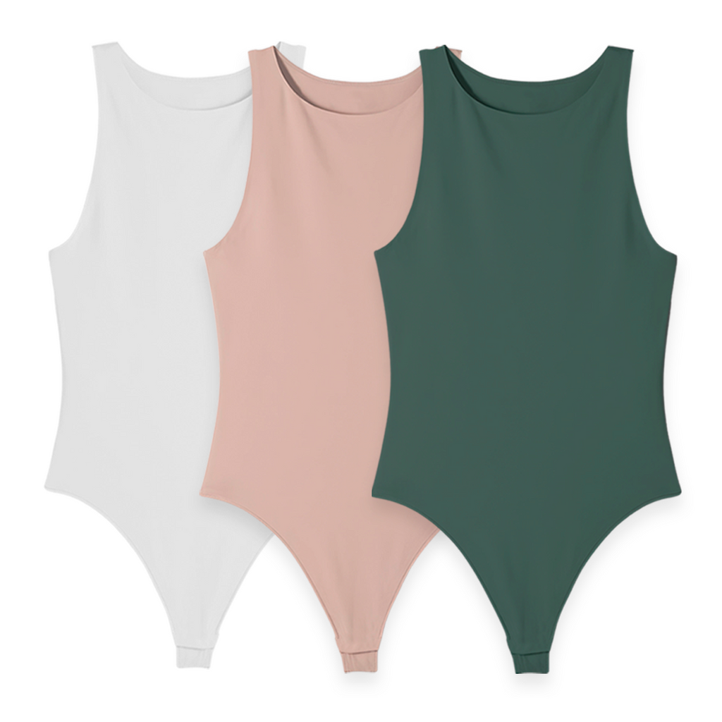 3PACK BODY ANASTASIA (BLANCO, CAMEL, VERDE MILITAR)
