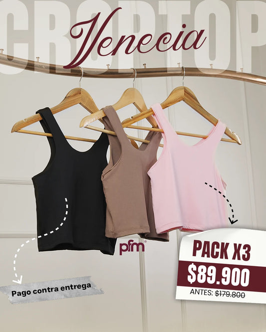 CROPTOP VENECIA - SIN MANGAS
